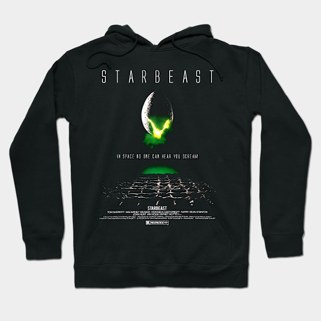 Alien Poster as STARBEAST Hoodie by hauntedjack